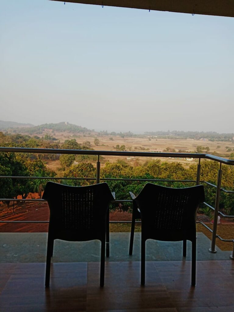 Balcony View from Hotel Grand Ambience Resort - Roadtripin' to Konkan