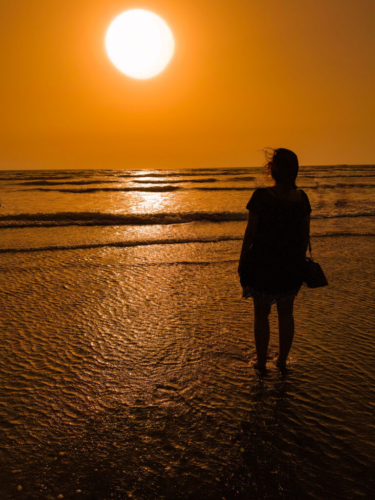 Sunset at Diveagar Beach